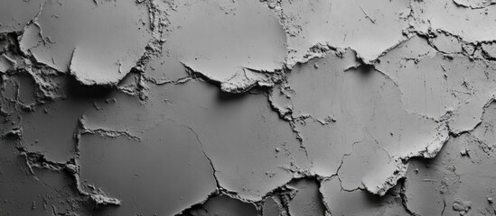 Obraz premium Gray Cracked Cement Texture Background with Room for Copy Space Ideal for Design or Advertising Use