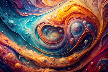 Abstract backgrounds vectors & illustrations colorful abstract 3D wave vector with smooth gradient brush stroke vibrant
