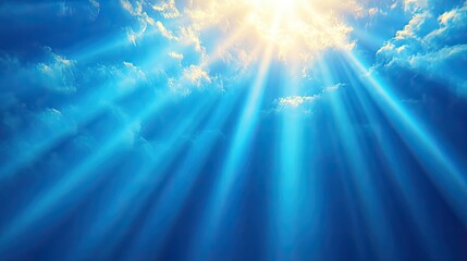 Fototapeta premium A radial burst background featuring soft shades of light blue radiating from a central point,