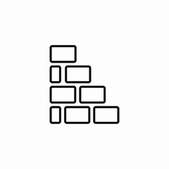 wall icon vector sign