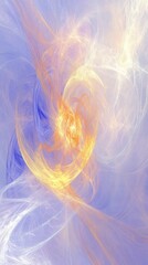 Mesmerizing Abstract Fractal Design in Pastel Hues