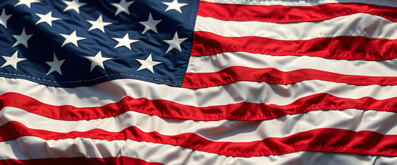 Obraz premium American flag flying proudly united states photography outdoor close-up national pride