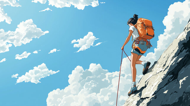 登山と冒険｜クライマーの挑戦的な瞬間