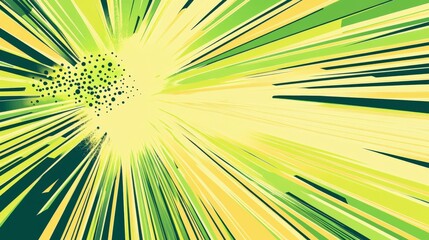 Obraz premium Abstract Graphic Design with Vibrant Colors and Dynamic Lines