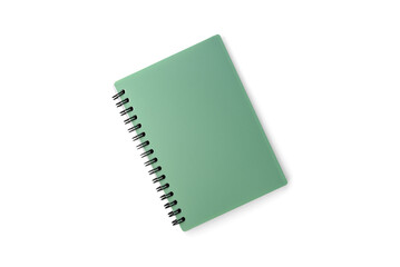 Office notepad isolated on white background.