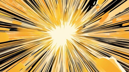 Dynamic Radiating Burst Graphic Design: A Stunning Visual Abstract