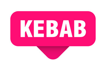 kebab sticker. kebab sign on transparent background