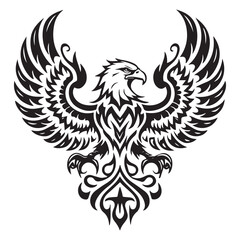 Tribal Eagle Tattoo Design