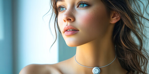 Innovative Wearable Technology Necklace for Memory Assistance Enhancing Personal and Workflow Efficiency