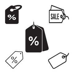 tag, badge, sale, design, sticker, discount, price vector design icon symbol set 