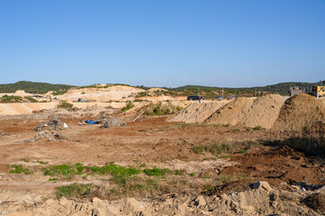  construction in hilly areas.