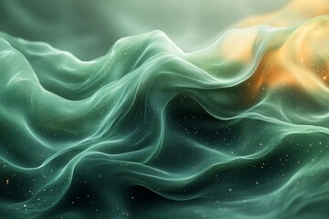 Obraz premium Flowing lines and shapes create a mesmerizing abstract representation of movement and depth