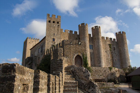 Castle of the medieval town of &Oacute;bidos, in Portugal.