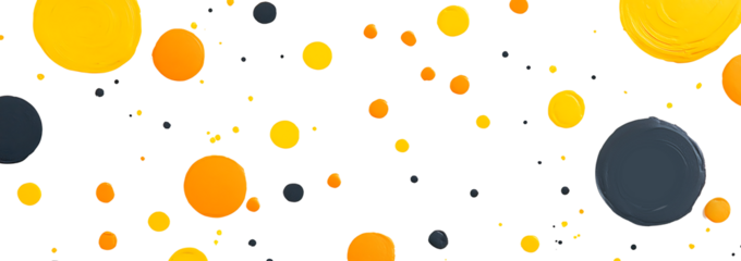 Abstract geometric pattern with circles and squares.