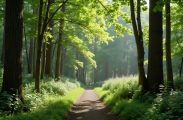 Obraz premium path in the forest