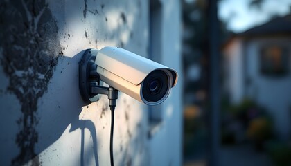 Security Camera Monitoring Home Surveillance System for Property Protection