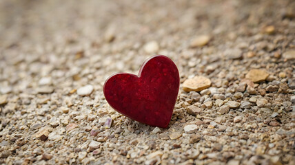 Obraz premium red hearts on a wooden background, valentine day´s, ai generated