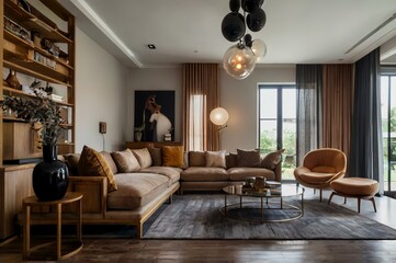 Fototapeta premium modern interior home design