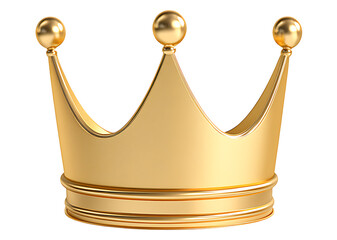 Golden crown, royal symbol, success, victory
