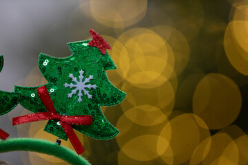 Bright and Festive Holiday Decor Featuring Sparkling Elements of a Christmas Tree