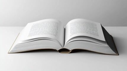 Obraz premium Explore Thick Book Pages Open Wide