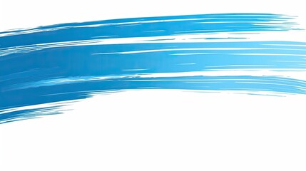 Spray water fine Abstract Blue Brush Stroke on White Background for Creative Design and Art Projects