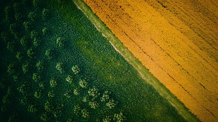 Vibrant abstract landscape, colorful fields meeting lush green, ideal for artistic projects or nature-themed designs.