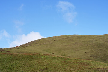 Obraz premium mountain landscape with blue sky