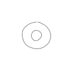 dotted geometric shapes