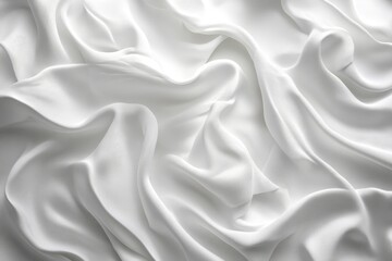 Fototapeta premium Abstract 3D White Background, Generative AI