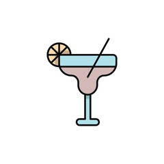 Cocktail vector icon