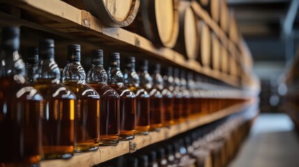 Obraz premium Whiskey blends appeal to both novices and connoisseurs.