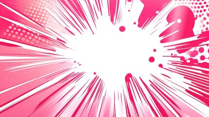 Dynamic Pink Abstract Graphic Design