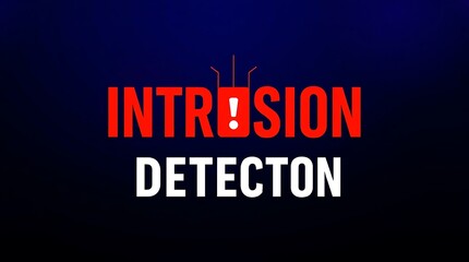 Obraz premium cybersecurity concept of INTRUSION DETECTION, Network security, Cyber threat, Digital protection, Cyber attack prevention, Security warning, ids, ips, tls