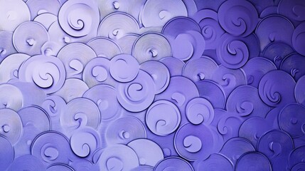 Stunning Purple Abstract Art with Intricate Circular Patterns