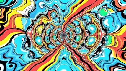 Escheresque Labyrinth: Distorted 3D Illusion on Ornate Background