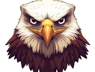 Isolated Bird of Prey Vector Design