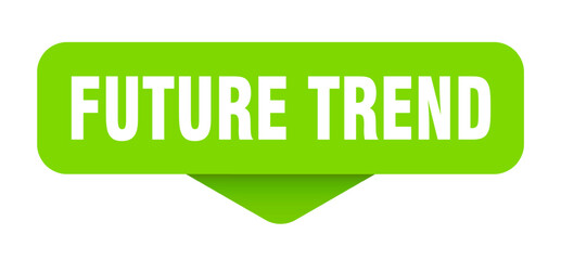 future trend sticker. future trend sign on transparent background