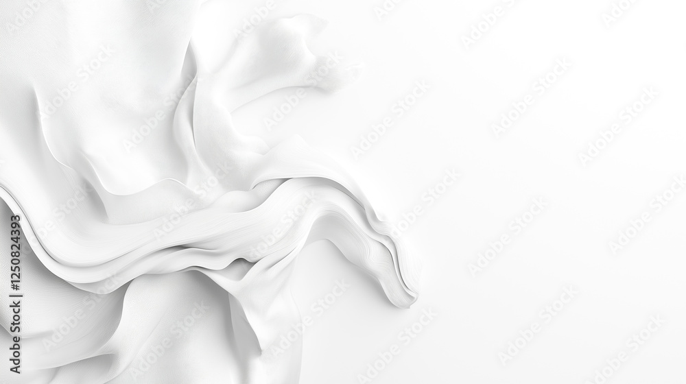 Aufkleber White empty abstract background minimalistic copy space