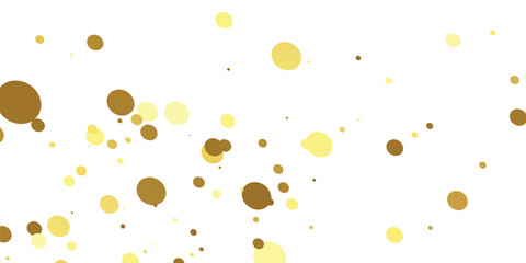 Abstract Golden doted glitter on transparent background. Luxury sparkling confetti. Celebration falling doted gold glitter. Vector illustration.gold, luxury, isolated, light, background, white, vector