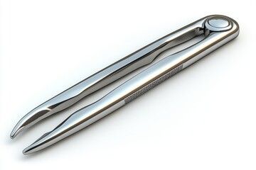 Fototapeta premium Surgical forceps showcase shiny metal design used in various medical procedures