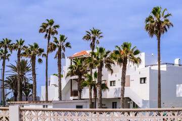 Fototapeta premium Sunny streets of Corralejo