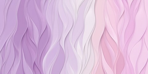 Fototapeta premium Seamless 3D Low Profile Gradient Monochrome Wave Texture Pattern, Soft violet Lavender Background