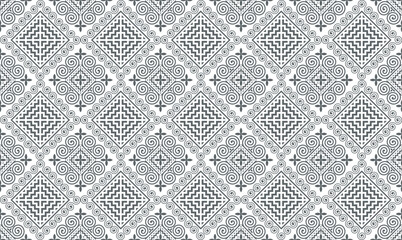 Hmong ethnic pattern, Hmong pattern is a design that combines modern and traditional patterns.