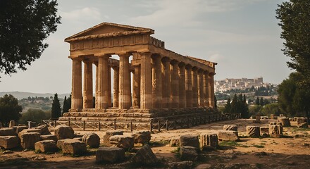 Obraz premium ruins of the temple of apollo