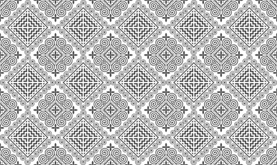 Hmong ethnic pattern, Hmong pattern is a design that combines modern and traditional patterns.