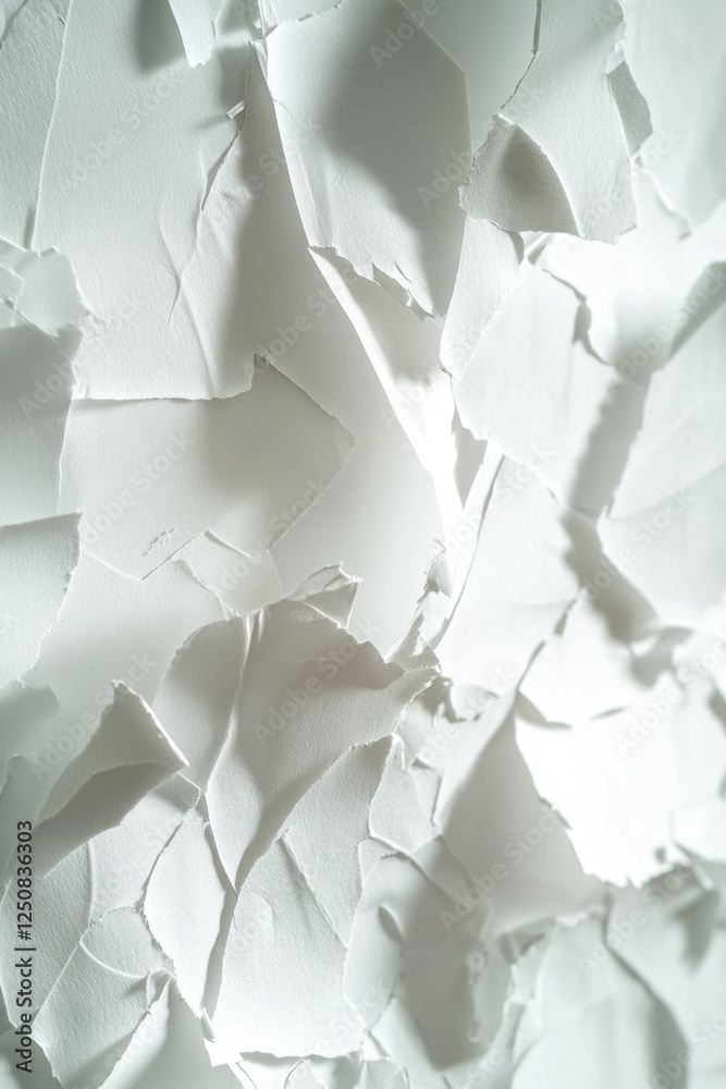 Poster close-up shot of a white paper surface with subtle texture and imperfections
