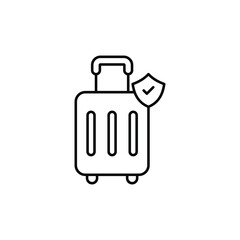 Travel Insurance vector icon