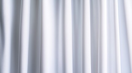 Obraz premium Soft, flowing white curtains create a serene and inviting atmosphere, perfect for home dÃ©cor, interior design projects, or promoting relaxation and calmness in spaces, Ideal for blogs or websites,