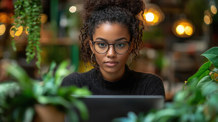 Young woman at office